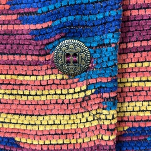 VTG Alfred Dunner tapestry Aztec Southwestern Print Blazer jacket cardigan 12 - Picture 7 of 12